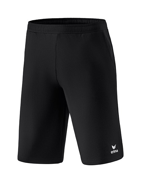 Erima Sport-Freizeithose Essential 5-C Short - Baumwolle - kurz schwarz/weiss Herren